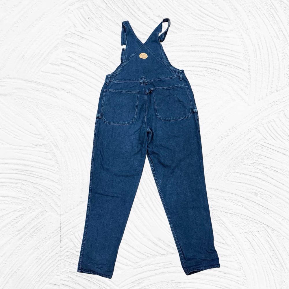 OshKosh Vintage Jean Overalls Carpenter Vestbak Pleated Womens 12(38X31.5) USA